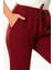 Beli Lastikli Multi Çift Cepli Müslin Kadın/erkek Unisex Yazlık Pantolon Bordo Brd 7