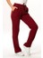 Beli Lastikli Multi Çift Cepli Müslin Kadın/erkek Unisex Yazlık Pantolon Bordo Brd 8