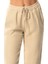 Beli Lastikli Multi Çift Cepli Müslin Kadın/erkek Unisex Yazlık Pantolon Vizon Vzn 7