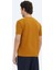 Hardal Düz Bisiklet Yaka Pamuk Karışımlı T-Shirt 7