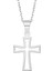 Gümüş Amorf Haç Kolye 1