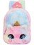 Kızlar ve Erkek Anaokulu Omuz Çantaları Çocuk Karikatürü Unicorn Peluş Peluş Büyük Gözlü Sırt Çantası Çocukların Renkli Peluş Sırt Çantası Renk: EB60C0 (Yurt Dışından) 1