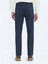 Lacivert Düz Dokuma Slim Fit Spor Pamuk Karışımlı Pantolon 5