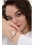 Melian Kadın Kol Saati Rose Kadran Metal Kordon Pilli Fonksiyon 20 mm Suya Dayanıklı 6