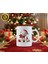 Noel Ayıcık Temalı M Harfi Porselen Kupa Bardak,hediyelik,yılbaşı,isim Temalı,merry Christmas 1