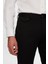 Slim Fit Siyah Armürlü Chino Pantolon 3