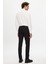 Slim Fit Siyah Armürlü Chino Pantolon 4