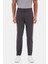 Slim Fit Antrasit Armürlü Chino Pantolon 4
