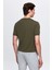 Slim Fit Haki Düz Örgü T-Shirt 3
