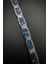 925 Ayar Gümüş ve Lapis Lazuli Doğal Taşlı Lacivert Renk Erkek Bileklik FRJ12461-3461-L 2