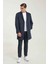 Ds Damat Regular Fit Lacivert Düz Palto 5
