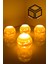 Yılbaşı Noel Baba Modelli Tealight Girintili Mumluk NO.2106N (Led Işık Dahil) 5