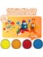 Eğlenceli Figürlü Doğal Oyun Hamuru Kalıbı Seti - 4X75GR Doğal Oyun Hamuru -Sarı, Turuncu, Pembe 1