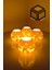Yılbaşı Kış Geyiği Modelli Tealight Girintili Mumluk NO.2105N (Led Işık Dahil) 5
