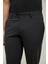 Ds Damat Comfort Fit Siyah Düz Travel Kumaş Pantolon 3