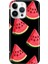 iPhone 15 Pro Max Kılıf Desenli Baskılı Tpu Rubber Kapak Karpuz Dilimi 1