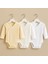 Uzun Kollu 3lü Set Kruvaze Body&zıbın Unisex %100 Pamuk 1