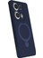 OMR02 Xiaomi Redmi Note 13 Pro 4g Regal Magsafe Standlı Kapak - Lacivert 2