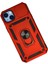 OMR02 iPhone 14 Plus Kılıf Pars Lens Yüzüklü Silikon - Kırmızı 3