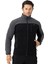 Erkek Tam Fermuarlı Polar Sweat Siyah 6051-10 1