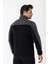 Erkek Tam Fermuarlı Polar Sweat Siyah 6051-10 2