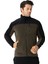 Erkek Tam Fermuarlı Polar Sweat Haki 6051-04 1