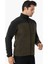 Erkek Tam Fermuarlı Polar Sweat Haki 6051-04 2