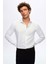 Slim Fit Beyaz Düz Gömlek 2
