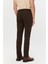 Ds Damat Slim Fit Kahverengi Örme Jogger Pantolon 3
