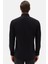Slim Fit Siyah Düz Gömlek 6