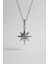 925 Ayar Gümüş Kuzey Yıldızı Kolye Kadın 2