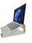 Prexua Fixer Laptop Standı - Yükseltici Altlık - Metal (Gold) 1