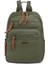 Barcelona Günlük Orta Boy Spor Çok Cepli Kadın Sırt Çantası 1928 Koyu Yeşil 4