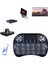 Mini Klavye Gaming Pc Playstation Ledli Mouse Rgb Mouse Bluetooth USB 3