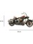 Dekoratif Metal Motosiklet – Alev Detaylı 2