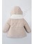 Atkı Kapüşonlu Cepli Içi Peluş Kürklü Fermuarlı Kapitone Kar Şişme Kışlık Kız Bebek Mont Çocuk Kaban 2