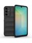 Galaxy A17 Kılıf Esnek Tpu Oyuklu Arka Yüzey Tasarımlı Zore Etnik Silikon Kapak - Siyah 1