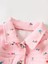 Pembe Çiçek Desenli, Fırfır Detaylı, Düğmeli ve Astarsız Ince Kız Çocuk Ceketi, Baharlık Model. 3