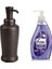 Bosphorus Homi Abs Bronz Kahverengi̇ Sivi Sabunluk ve 1 Adet 400 ml Sivi Sabun Lavanta Kokulu 1