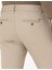 Erkek Vizon Slim Fit Çizgili Kanvas Pantolon 50278471-VR052 7