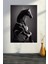 Büyük Boy Siyah Beyaz Asil At Kanvas Tablo Oturma Odası Modern Dekorasyon 1
