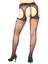 Siyah Özel Bölgesi Açık Fantazi Külotlu Çorap BRF0935 2