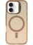 iPhone 16 Plus Kılıf Primera Magsafe Standlı Kapak - Gold 1