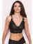 Kadın Siyah Şortlu Dantelli Bralet Takımı 1