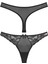 Siyah Dantelli Fantazi G String Külot 2