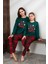 Anne-Kız Kombin Yapılabilir Uzun Kollu Ekoseli Yılbaşı Konsept Aile Bağı Pijama TAKIMI-3256 2