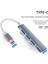 Type-C USB Çoklayıcı Hub | 1x USB 3.0 + 3x USB 2.0 | Yüksek Hızlı Dönüştürücü Adaptö 4