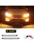 Selamlamalı Kayar Sinyalli Araba Gündüz Farı Esnek Gündüz Ledi Drl LED Lamba Güçlü Işık Açılış Animasyonlu 12V Su Geçirmez Sarı Beyaz 2 Adet 27.5 cm ONG125 2