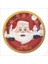 Yılbaşı Noel Baba Karton Tabak - 22CM x 8 Adet 1