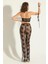 Fantezi Transparan Bralet, Pantolon Takım Siyah (BRF6154) 3